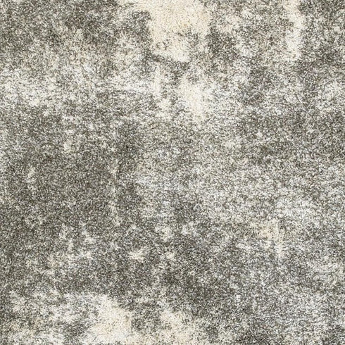 2' X 3' Gray And Ivory Distressed Abstract Scatter Rug